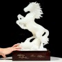 TƯỢNG NGỰA PHONG THỦY NGỌC ONYX TRẮNG 10,62KG (NGUA139)