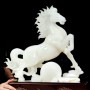 TƯỢNG NGỰA PHONG THỦY NGỌC ONYX TRẮNG 11,13KG - 46CM (NGUA140)