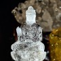 TƯỢNG PHẬT THÍCH CA MÂU NI THẠCH ANH TRẮNG 7,39KG (NGUYÊN ĐÁ) TƯỢNG PHẬT THÍCH CA MÂU NI THẠCH ANH TRẮNG 7,39KG (NGUYÊN ĐÁ)