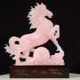 TƯỢNG NGỰA PHONG THỦY NGỌC ONYX HỒNG 13,3KG (NGUA141)