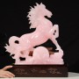 TƯỢNG NGỰA PHONG THỦY NGỌC ONYX HỒNG 13,3KG (NGUA141)