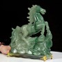 TƯỢNG NGỰA ĐÁ PHONG THỦY THẠCH ANH XANH TỰ NHIÊN 4,21KG