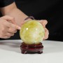CẦU THẠCH ANH VÀNG 1,3KG - 9,8CM