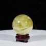 QUẢ CẦU THẠCH ANH VÀNG 1,38KG - 10CM
