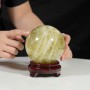 CẦU THẠCH ANH VÀNG 1,7KG - 10,8CM