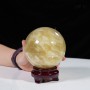 QUẢ CẦU THẠCH ANH VÀNG 1,5KG - 10,3CM