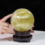 QUẢ CẦU THẠCH ANH VÀNG 3,43KG - 13,6CM