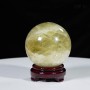 QUẢ CẦU THẠCH ANH VÀNG 2,13KG - 11,5CM