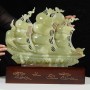 THUYỀN BUỒM NGỌC ONYX XANH 40CM (MẪU 3)