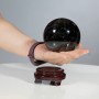 QUẢ CẦU THẠCH ANH ĐEN 1,03KG - 9,1CM