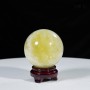 QUẢ CẦU THẠCH ANH VÀNG 1,28KG - 9,6CM