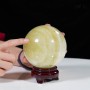 QUẢ CẦU THẠCH ANH VÀNG 1,68KG - 10,6CM