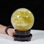 QUẢ CẦU THẠCH ANH VÀNG 3,48KG - 13,6CM