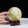 QUẢ CẦU THẠCH ANH VÀNG 2,13KG - 11,5CM