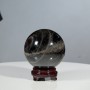 QUẢ CẦU THẠCH ANH ĐEN 2,41KG - 12CM