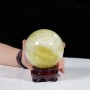 QUẢ CẦU THẠCH ANH VÀNG 1,28KG - 9,6CM