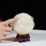 QUẢ CẦU THẠCH ANH VÀNG 1,68KG - 10,6CM