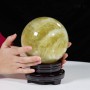 QUẢ CẦU THẠCH ANH VÀNG 3,43KG - 13,6CM