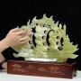 THUYỀN BUỒM PHONG THỦY NGỌC ONYX 40CM (MẪU 4)