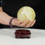 CẦU THẠCH ANH VÀNG 1,3KG - 9,8CM