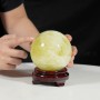 QUẢ CẦU THẠCH ANH VÀNG 1,43KG - 10,2CM