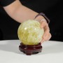 QUẢ CẦU THẠCH ANH VÀNG 1,44KG - 10,2CM