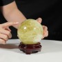 QUẢ CẦU THẠCH ANH VÀNG 1,44KG - 10,2CM
