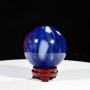 QUẢ CẦU MÀU XANH BIỂN OBSIDIAN 2,18KG - 12,3CM
