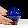 QUẢ CẦU MÀU XANH BIỂN OBSIDIAN 2,54KG - 13CM (CX3021)