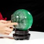 QUẢ CẦU FLUORIT XANH NGỌC 4,48KG - 14CM