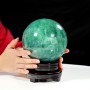 QUẢ CẦU FLUORIT XANH NGỌC 4,56KG - 14CM