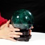 QUẢ CẦU FLUORIT XANH NGỌC 4,74KG - 14,2CM