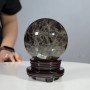 QUẢ CẦU THẠCH ANH ĐEN 3KG - 13CM