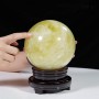 QUẢ CẦU THẠCH ANH VÀNG 3,17KG - 13,2CM