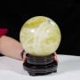 QUẢ CẦU THẠCH ANH VÀNG 3,17KG - 13,2CM