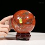 CẦU NGỌC BÍCH ĐỎ JASPER 2,55KG - 12,2CM