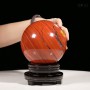 CẦU NGỌC BÍCH ĐỎ JASPER 3,58KG - 13,4CM