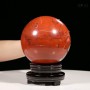 CẦU NGỌC BÍCH ĐỎ JASPER 4,39KG - 14,5CM