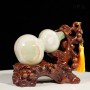 QUÀ TẶNG PHONG THỦY - HỒ LÔ NGỌC ONYX XANH KÈM ĐẾ (3)