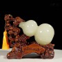 QUÀ TẶNG PHONG THỦY - HỒ LÔ NGỌC ONYX XANH KÈM ĐẾ (4)