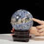 QUẢ CẦU XANH BIỂN LAPIS LAZULI 3KG - 13CM