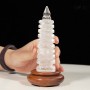 THÁP VĂN XƯƠNG THẠCH ANH TRẮNG 13,5CM