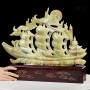 THUYỀN BUỒM - THUẬN BUỒM XUÔI GIÓ NGỌC ONYX XANH 46CM
