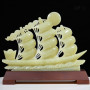 THUYỀN BUỒM - THUẬN BUỒM XUÔI GIÓ NGỌC ONYX XANH 40CM