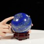 QUẢ CẦU XANH BIỂN LAPIS LAZULI 2,46KG - 11,6CM