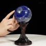 QUẢ CẦU XANH BIỂN LAPIS LAZULI 2,04KG - 11CM
