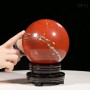 CẦU NGỌC BÍCH ĐỎ JASPER 3,64KG - 13,8CM