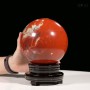 CẦU NGỌC BÍCH ĐỎ JASPER 3,83KG - 14CM