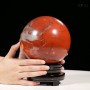 CẦU NGỌC BÍCH ĐỎ JASPER 4,39KG - 14,5CM