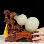 QUÀ TẶNG PHONG THỦY - HỒ LÔ NGỌC ONYX XANH KÈM ĐẾ